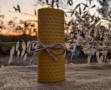 Yazla Arı Çiftliği 4x10 cm Sarma Mum