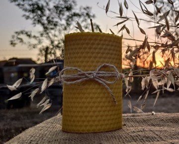 Yazla Arı Çiftliği 6x10 cm Sarma Mum